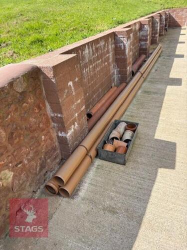 3 X 6.1M SOIL PIPE & FITTINGS