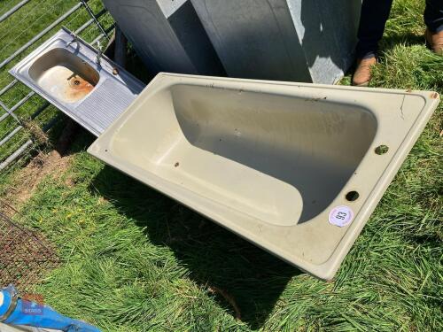 METAL BATH & STAINLESS STEEL SINK (93)