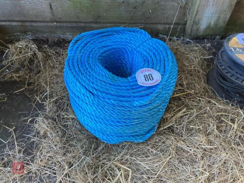 NEW ROLL OF BLUE ROPE (80)