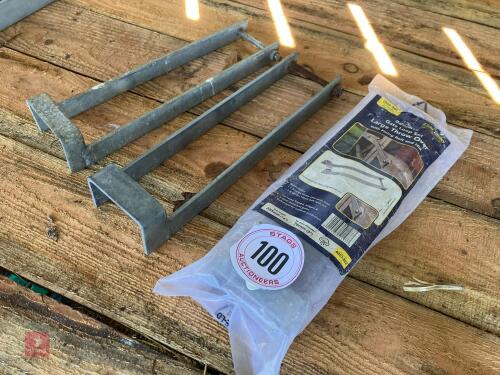 3 'THROW OVER' GATE LATCHES (100)