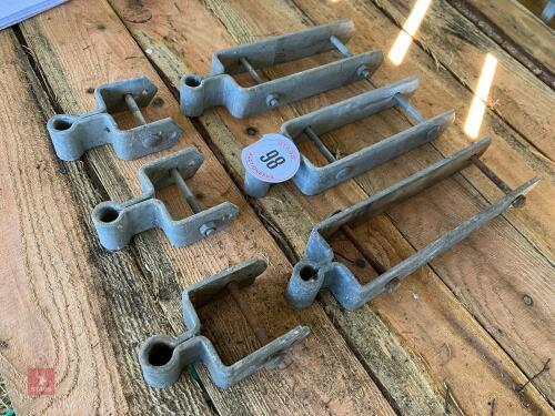 3 SETS OF GATE HANGING BAND HINGES (98)