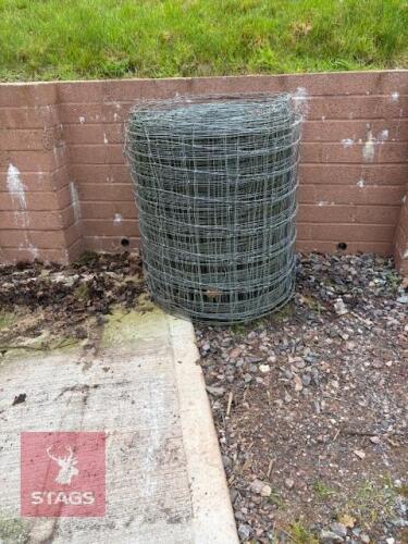 ROLL OF USED STOCK FENCING NETTING