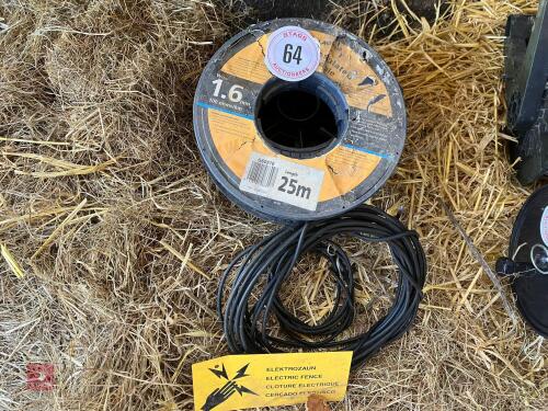 3 PART ROLLS ELECTRIC FENCE CABLE (64)