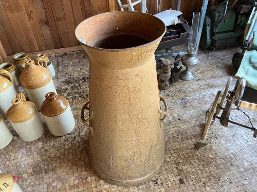LARGE STEEL MILK CHURN