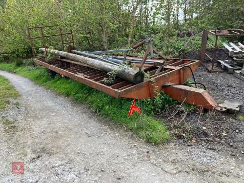 FLAT 27' HOMEMADE BALE TRAILER (S/R)