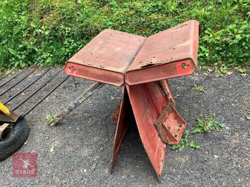 PAIR OF MASSEY FERGUSON MUD GUARDS
