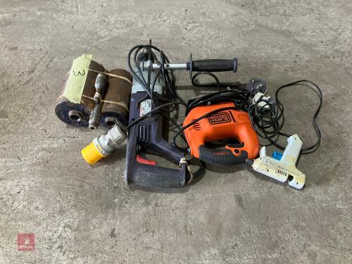DRILL, JIGSAW, HOLE SAWS (3)