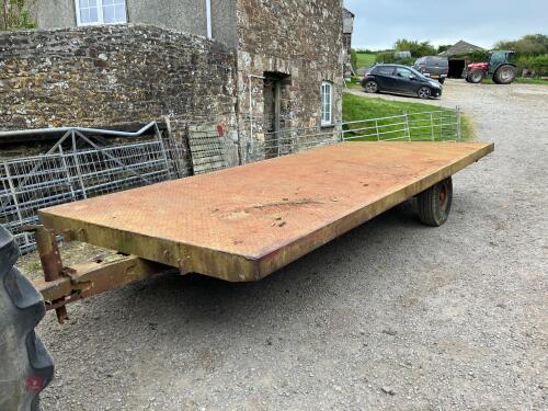 14'6'' x 6'6'' SINGLE AXLE BALE TRAILER