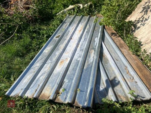 GALVANISED 9' BOX PROFILE SHEETS