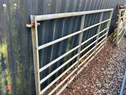 9' GALVANISED 7 BAR GATE