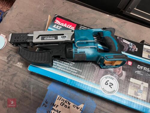 MAKITA DFR550Z CORDLESS SCREW DRIVER (62