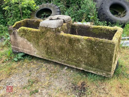 7' X 2' CONCRETE TROUGH/PLANTER (1)