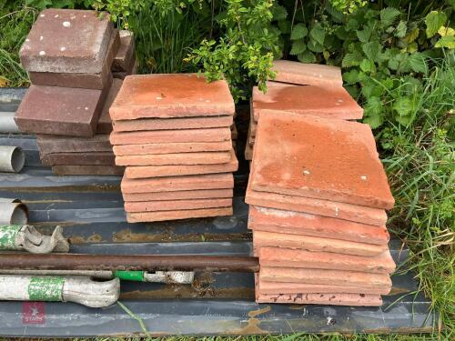 40 CLAY TILES/SLABS