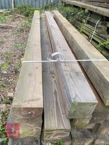 8 X 6'' X 6'' PRESSURE TREATED POSTS