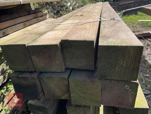8 X 6'' X 6'' PRESSURE TREATED POSTS