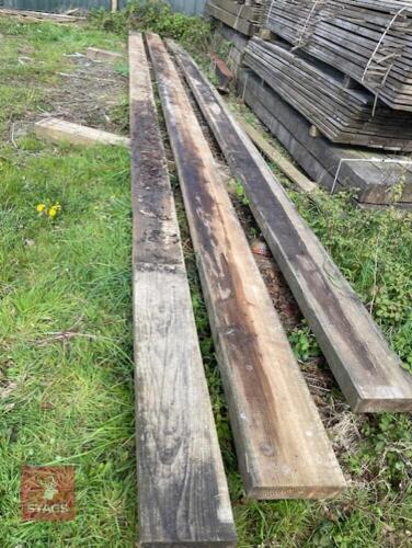 3 X 9.9M LONG ROUGH SAWN TIMBER