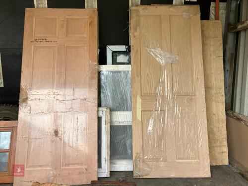 2 X HARDWOOD DOORS (67)