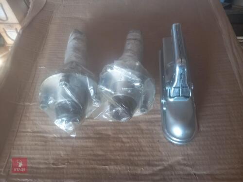 2 ATV TRAILER AXLES & 1 HITCH
