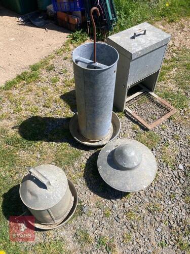 CHICKEN FEEDERS/WATER CONTAINERS