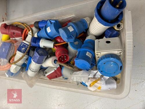 LARGE QTY OF BS4343 PLUGS AND SOCKETS