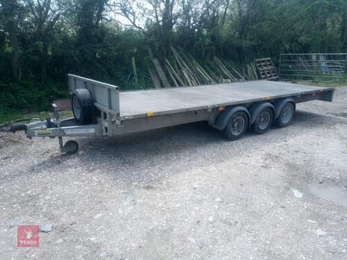2019 IFOR WILLIAMS LM186 FLATBED TRAILER