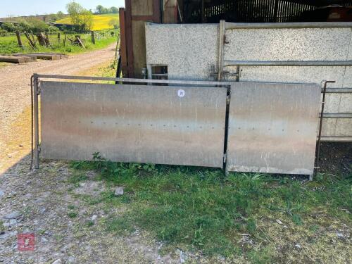 9' GALVANISED GATED PANEL (28)