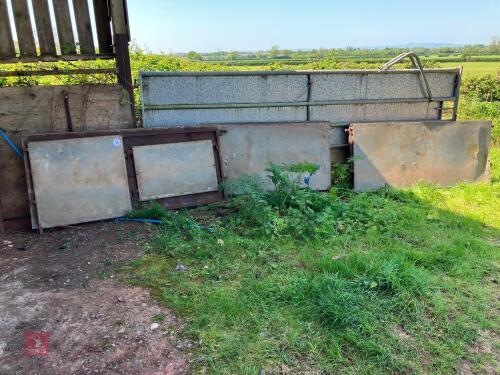 7 SHEETED SHEEP HANDLING GATES (24)