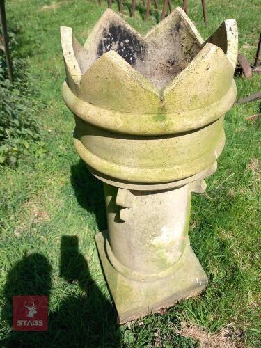TALL CROWN CHIMNEY POT