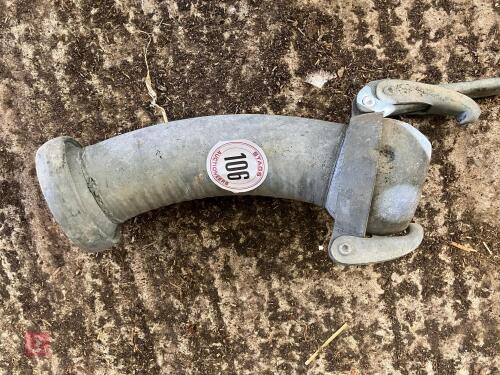 BAVER GALVANISED BEND FITTING (106)