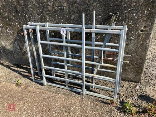 2 SHEEP HANDLING GATES WITH SLIDERS (76)