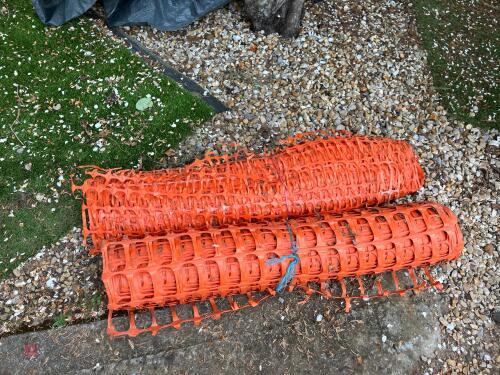 2 ROLLS OF HAZARD NET