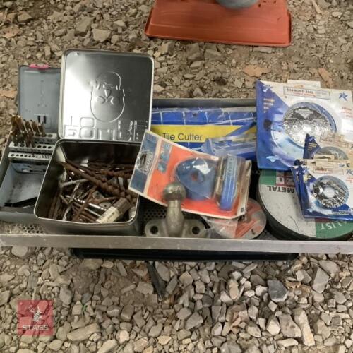 DRILL BITS & VARIOUS ITEMS