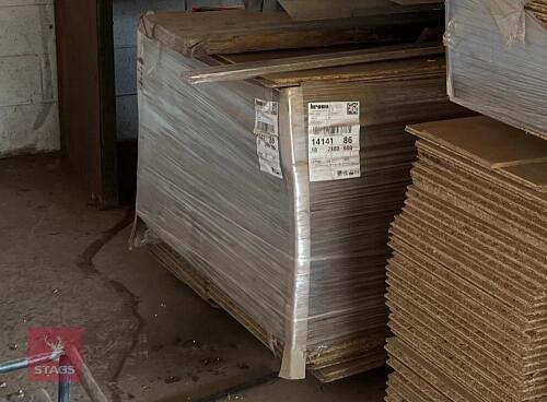 APPROX 86 SHEETS OF 18MM CHIP BOARD