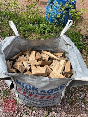 DUMPY BAG OF ASH LOGS