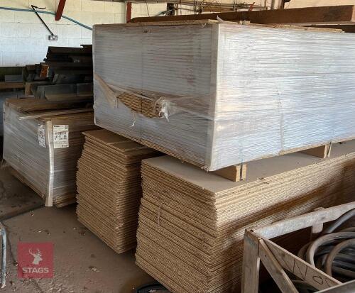 APPROX 86 SHEETS OF 18MM CHIP BOARD