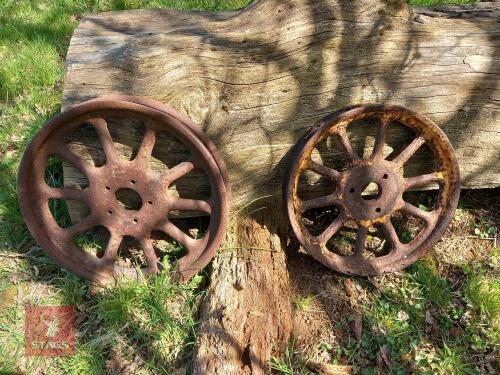 QTY OF STEEL WHEELS