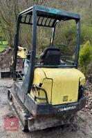 2003 YANMAR B15 MINI DIGGER (S/R) - 2