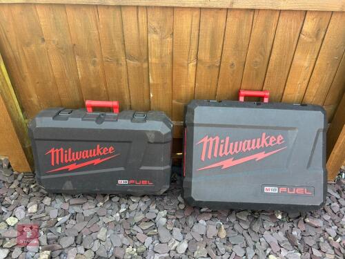 2 MILWAUKEE M18 CARRY CASES