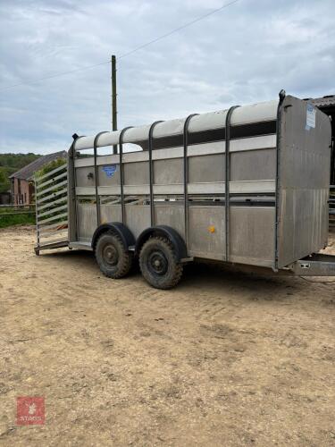 12' IFOR WILLIAMS LIVESTOCK TRAILER