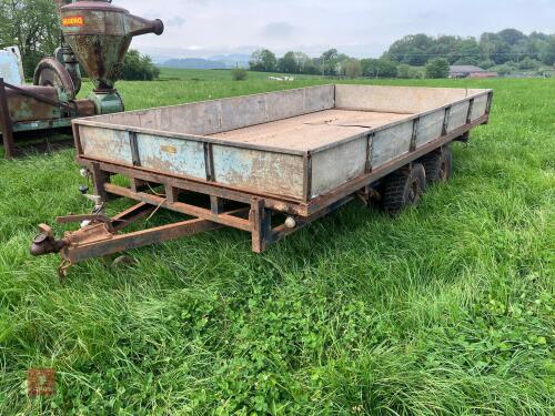 12' TWIN AXLE FLATBED TRAILER