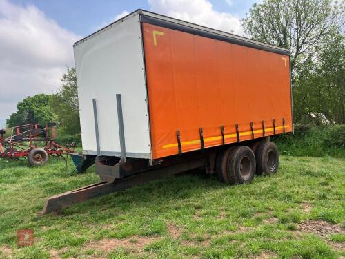 TWIN TANDEM AXLE CURTAIN SIDE TRAILER