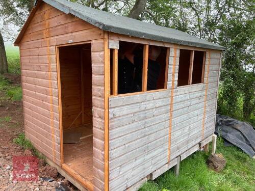 8' X 10' WOODEN SHED