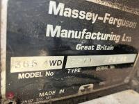 MASSEY FERGUSON 365 4WD TRACTOR - 79