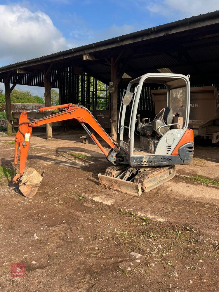 2005 HITACHI ZAXIS 16 1.6T MINI DIGGER
