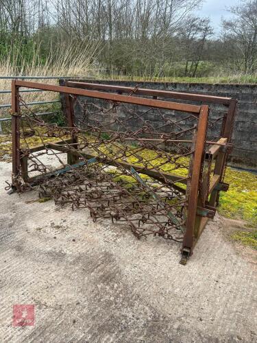 10' MOUNTED FOLDING CHAIN HARROWS