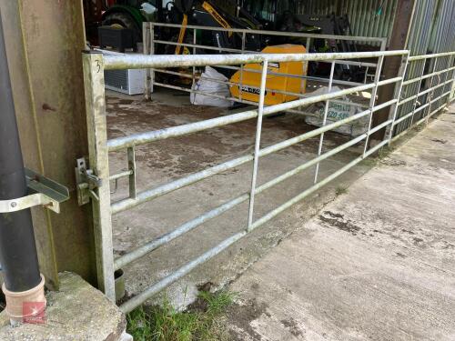 14' 6'' GALVANISED YARD GATE (3)