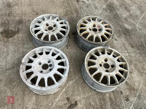 4 X 16'' ALLOY WHEELS