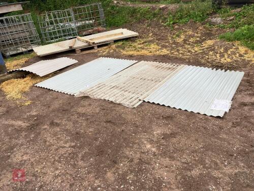 4 CORRUGATED ROOF SHEETS (68)