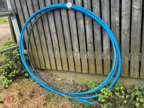 20M OF 25MM BLUE ALKATHENE BLUE PIPE (51