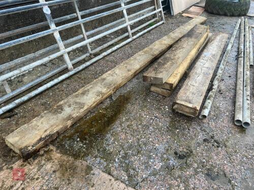 6 LENGTHS OF 22CM X 7CM TIMBER (40)